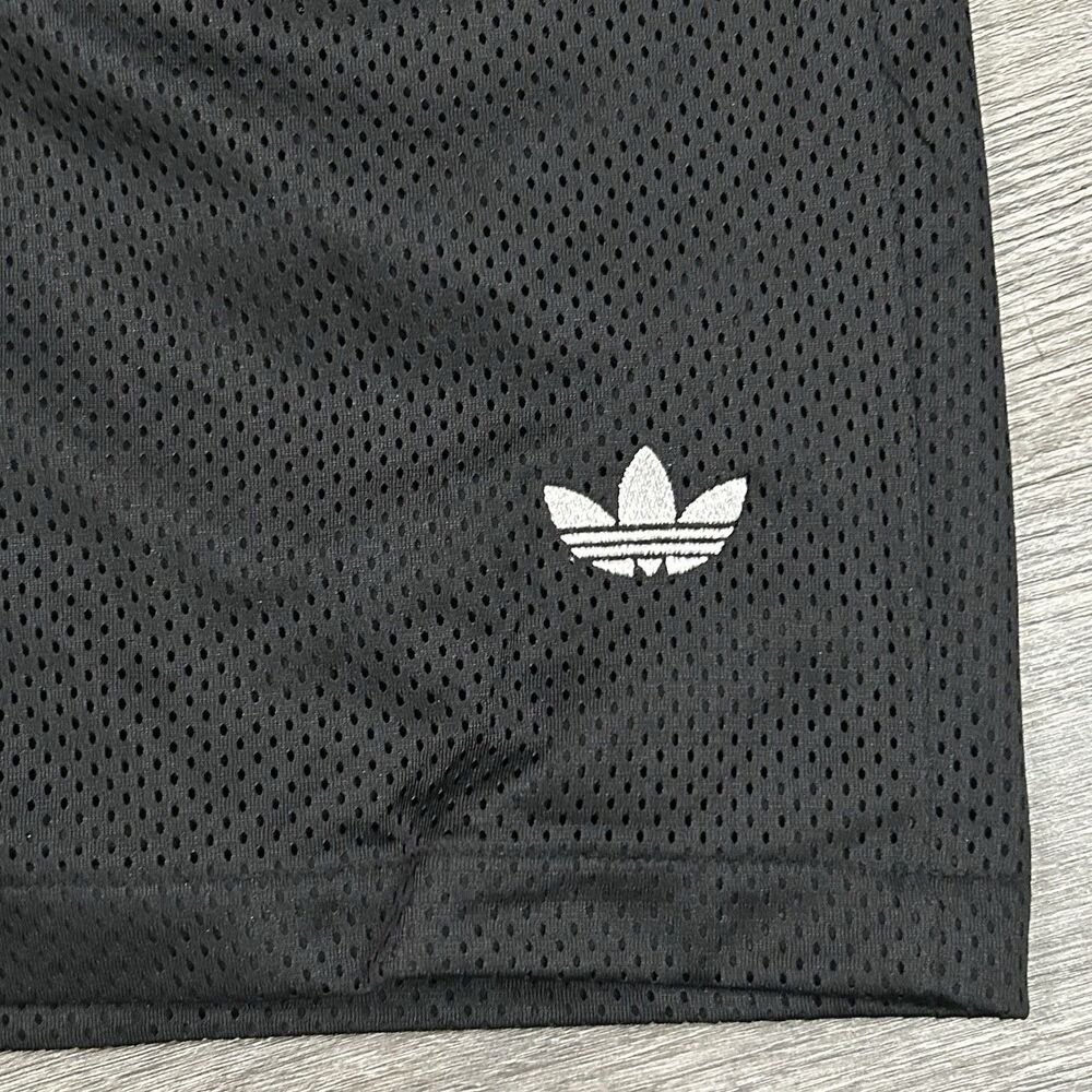 Adidas Originals Brasil Brazil Skateboarding Trefoil Mesh Shorts Black Mens M - Picture 3 of 7